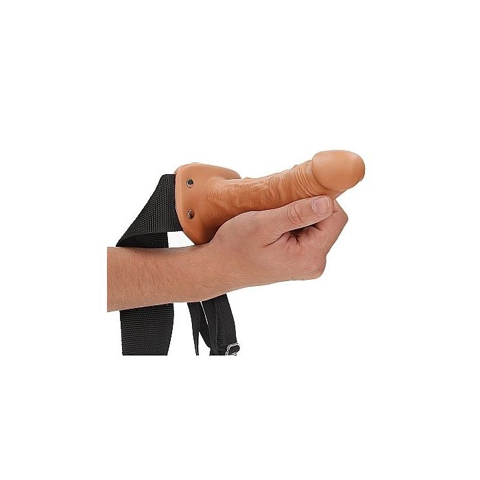 Strap On met Holle Dildo 16 cm - Licht getint-strap-on-met-holle-dildo16cm-licht-getint-9.jpg