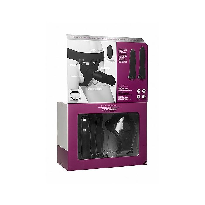 Strap-on Set Be Naughty - Zwart-strap-on-set-be-naughty-zwart-open.jpg