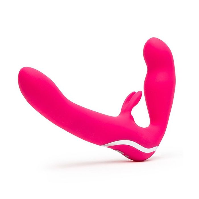 Strapless Strap-On Rabbit Happy Rabbit - Roze-strapless-strap-on-rabbit-happy-rabbit-roze.jpg