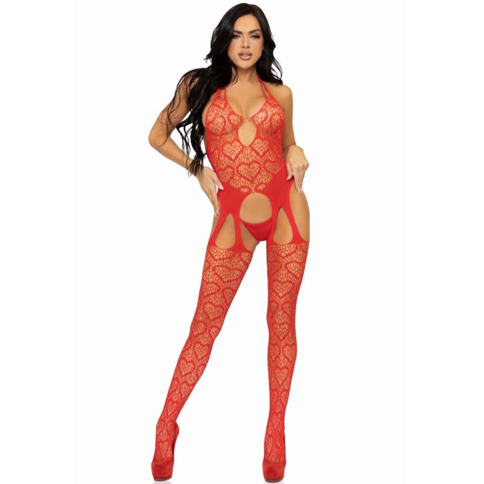 Sweetheart Net Jarretel Bodystocking - Rood-sweetheart-net-jarretel-bodystocking-rood-9.jpg