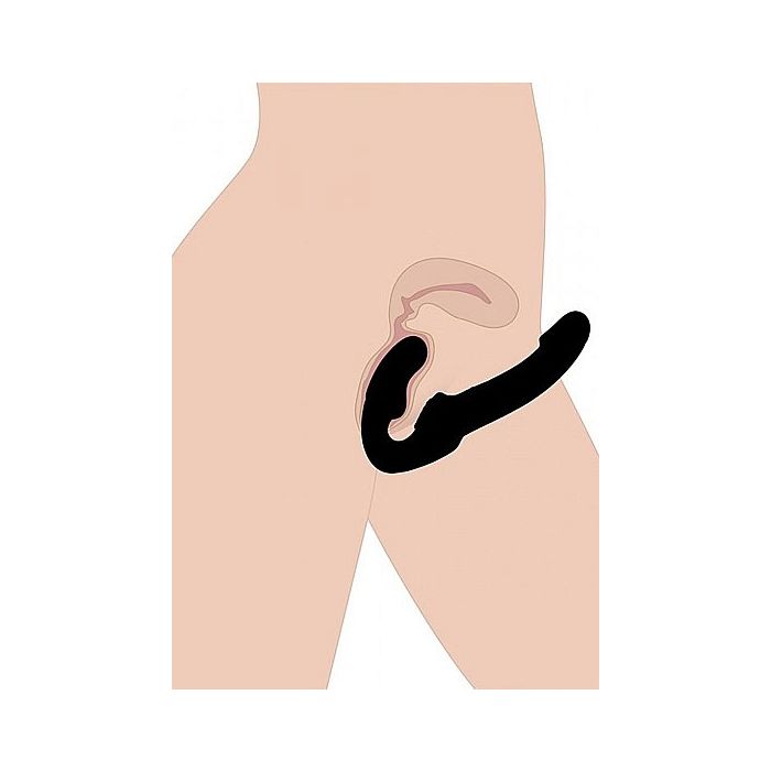 U-strap Vibrerende Strapless Strap-on - Zwart-vibrerende-strapless-strap-on-zwart-vb.jpg