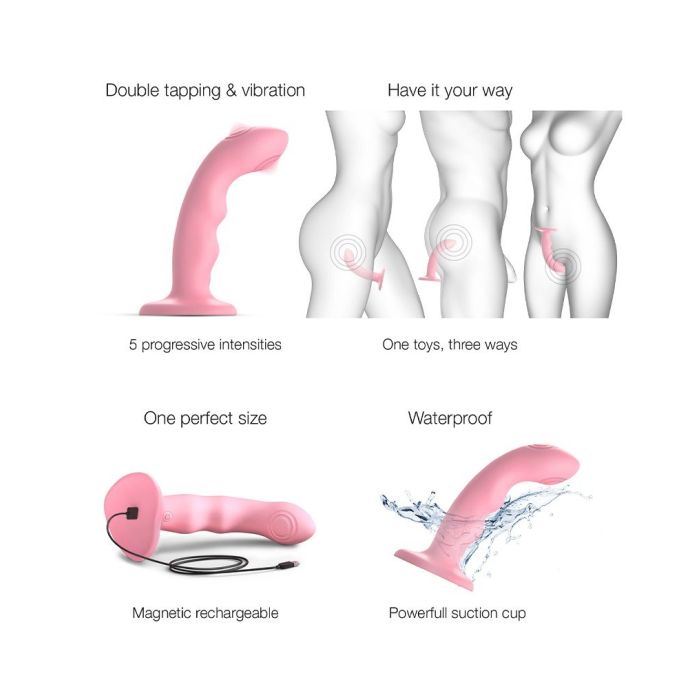 Tappende Strap-On Vibrator Wave - Roze-vibrerende-tappende-dildo-wave-roze-6.jpg