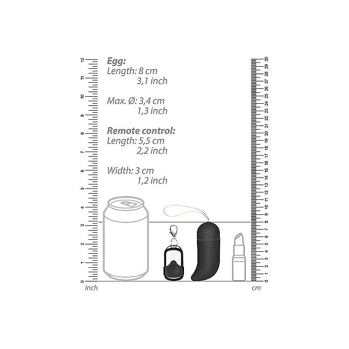 Wireless G-Spot Egg Big - Zwart-wireless-g-spot-egg-zwart-lengte.jpg