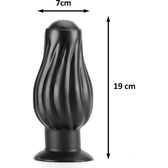 X-MEN Anaalplug met Zuignap Bulbs - Zwart-x-men-anaalplug-met-zuignap-bulbs-zwart-afmetingen.jpg