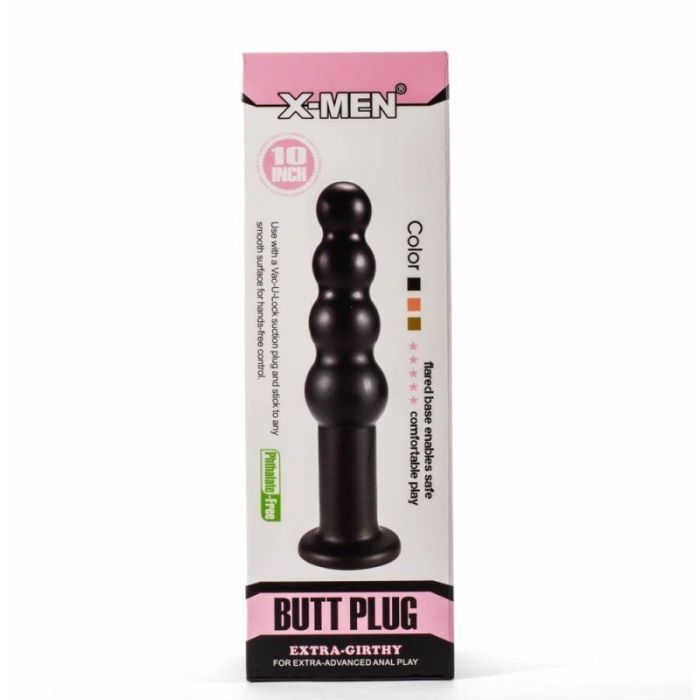 X-MEN Butt Plug Bumps - Zwart-x-men-butt-plug-bumps-zwart-5.jpg