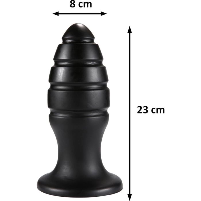 X-MEN XXL Buttplug Grenade - Zwart-x-men-xxl-buttplug-grenade-afmetingen.jpg
