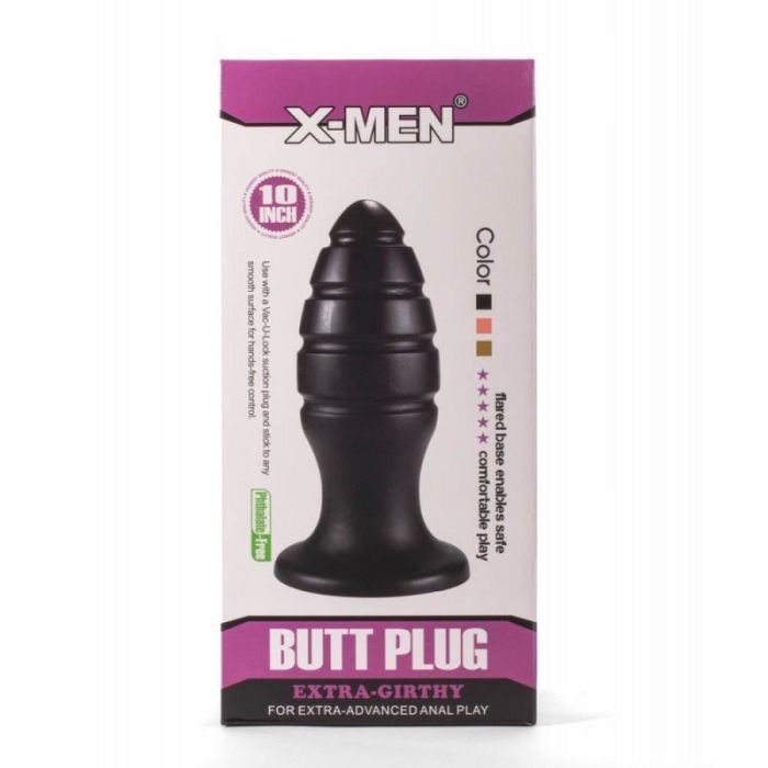 X-MEN XXL Buttplug Grenade - Zwart-x-men-xxl-buttplug-grenade-zwart-6.jpg