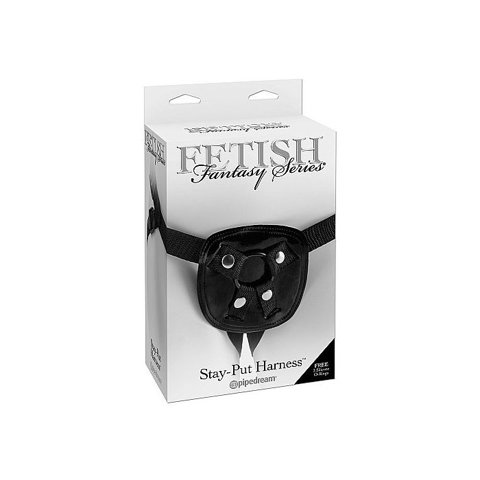Fetish Fantasy Series Stay Put Harnas-zwarte-beginners-harnas-verpakt.jpg