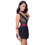 Cottelli Delicate Babydoll Bondage - Zwart/Rood-cottelli-delicate-babydoll-bondage-zwart-rood-2.jpg