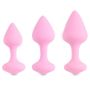 Roze Buttplug Set 3 Stuks - Bibi-roze-buttplug-set-3-stuks-bibi-los.jpg