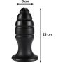 X-MEN XXL Buttplug Grenade - Zwart-x-men-xxl-buttplug-grenade-afmetingen.jpg