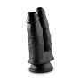 Zwarte Mr. Cock Dubbele Dildo -23 cm-zwarte_mr-_cock_dubbele_dildo_-23_cm_voorkant.jpg