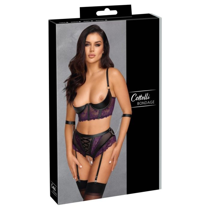 Cottelli Lingerie Set Boeiende Burlesque - Zwart/Paars-cottelli-lingerie-set-boeiende-burlesque-zwart-paars-10.jpg
