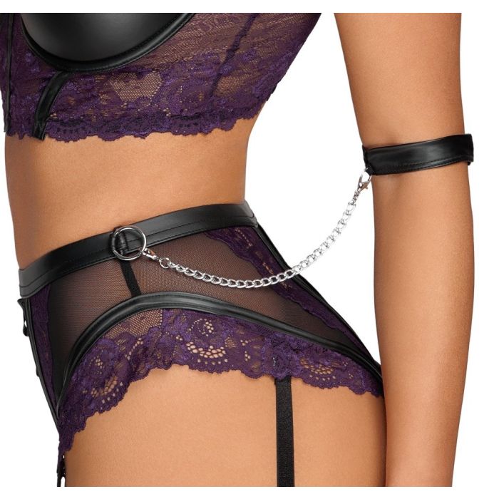 Cottelli Lingerie Set Boeiende Burlesque - Zwart/Paars-cottelli-lingerie-set-boeiende-burlesque-zwart-paars-6.jpg