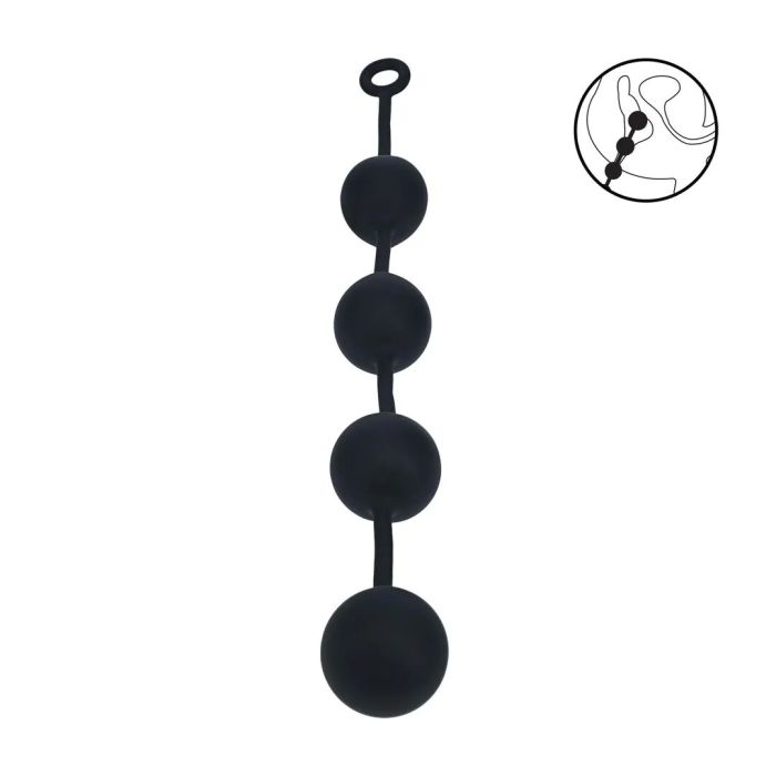 Ronde Siliconen Anaal Ballen XXL 6 cm - Zwart-ronde-siliconen-anaal-ballen-xxl-6-cm-zwart.jpg