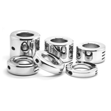 Scharnierende RVS Ballstretcher - Zilver