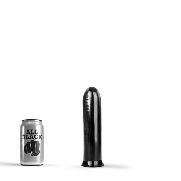 Zwarte anaal dildo 19.5 cm