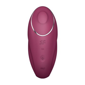 Satisfyer Tap & Climax 1 Clitoris Vibrator Rood