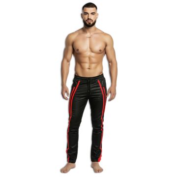 ROK Rebel Two Stripes Broek - Zwart/Rood