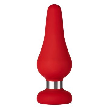 Buttplug F-21 Tear Drop Large - Rood