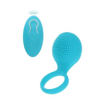 Vibrerende cockring Tickle Brush C-Ring