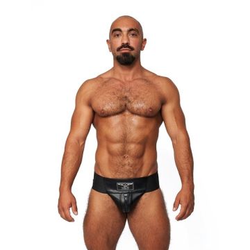 Mister B Leren Premium Jockstrap - Zwart 