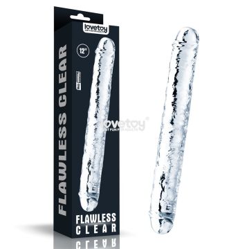 Dubbele dildo Flawless Clear