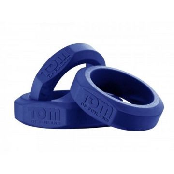 Tom of Finland - Blauwe cockringen set