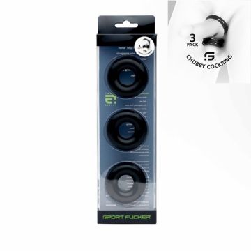 Chubby Rubber Cockring 3-Pack - Zwart-chubby_rubber_cockring_3-pack_zwart.jpg