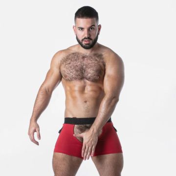 Locker Gear Punch Hole Short Chaps - Rood