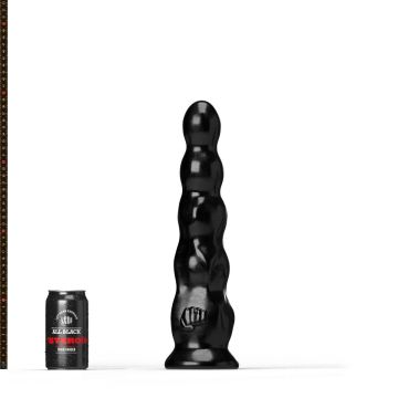 All Black Steroid Dildo The Javelin - Zwart
