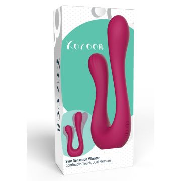 Xocoon Sync Sensation Dubbele Vibrator - Roze