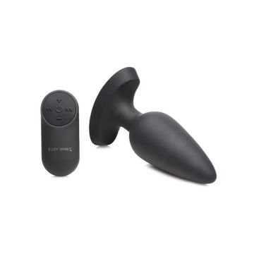 Laser Hart Buttplug met Afstandsbediening - Medium