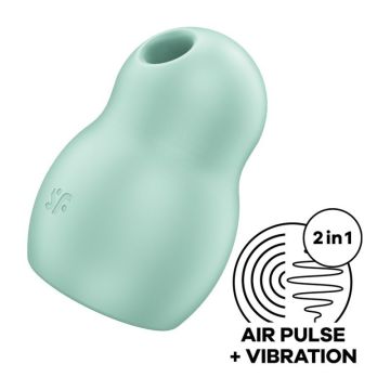Satisfyer Pro To Go 1 Luchtdruk Vibrator - Mint