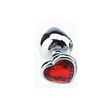 RVS Mini Buttplug met Hartvormige Basis - Rood-rvs-buttplug-met-hartvormige-basis-rood_1.jpg