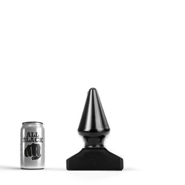 All Black Buttplug 20.5 cm - Zwart