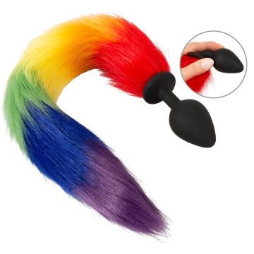 Buttplug Fluffy Tail - Regenboogkleuren-buttplug-fluffy-tail-regenboogkleuren-2.jpg