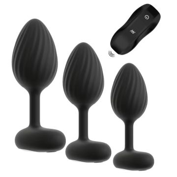 Vibrerende Buttplug Set Zwart - Anos-54059630000-vibrerende-buttplug-set-zwart-anos-1.jpg