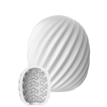 Mini Masturbator ToyJoy Hero Spiral - Wit