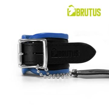 BRUTUS Leren Halsband - Blauw-brutus-leren-halsband-blauw-1.jpg