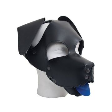 Leren Floppy Dog Masker Mister B - Zwart -floppy-dog-hood1_1.jpg