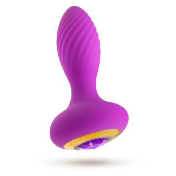 Vibrerende Buttplug Charm plug Amethyst