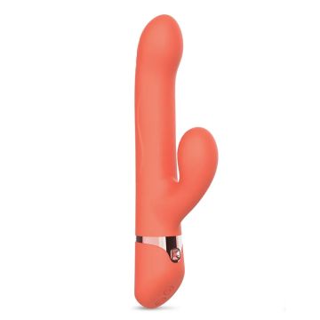 Mindy Rabbit Vibrator met Kralen - Oranje