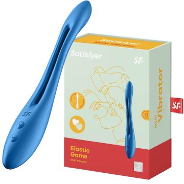 Satisfyer Elastic Joy Multi Vibrator - Blauw