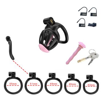 Peniskooi Cellmate Centurion Zwart - Maat 0