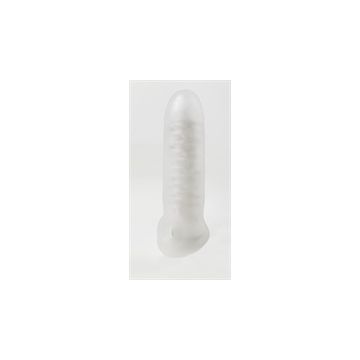 Realistische Penissleeve Transparant - Virgite S10
