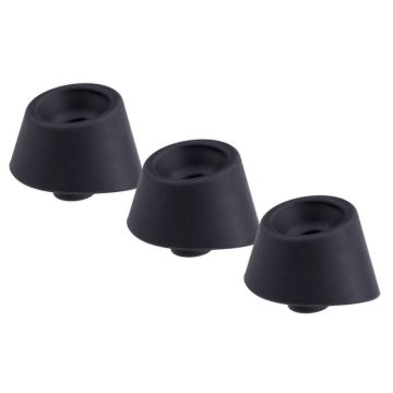 Womanizer 3 Vervangingskapjes maat M - Zwart