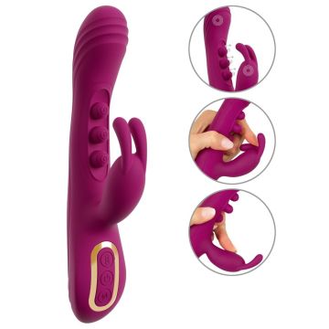 Rabbit Vibrator  2 Function Vibrator Squirting - Paars