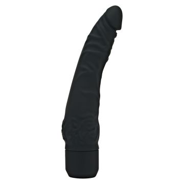 Zwarte Krachtige Siliconen Vibrator