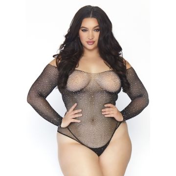 Sparkly Doorschijnende Body Queen Size